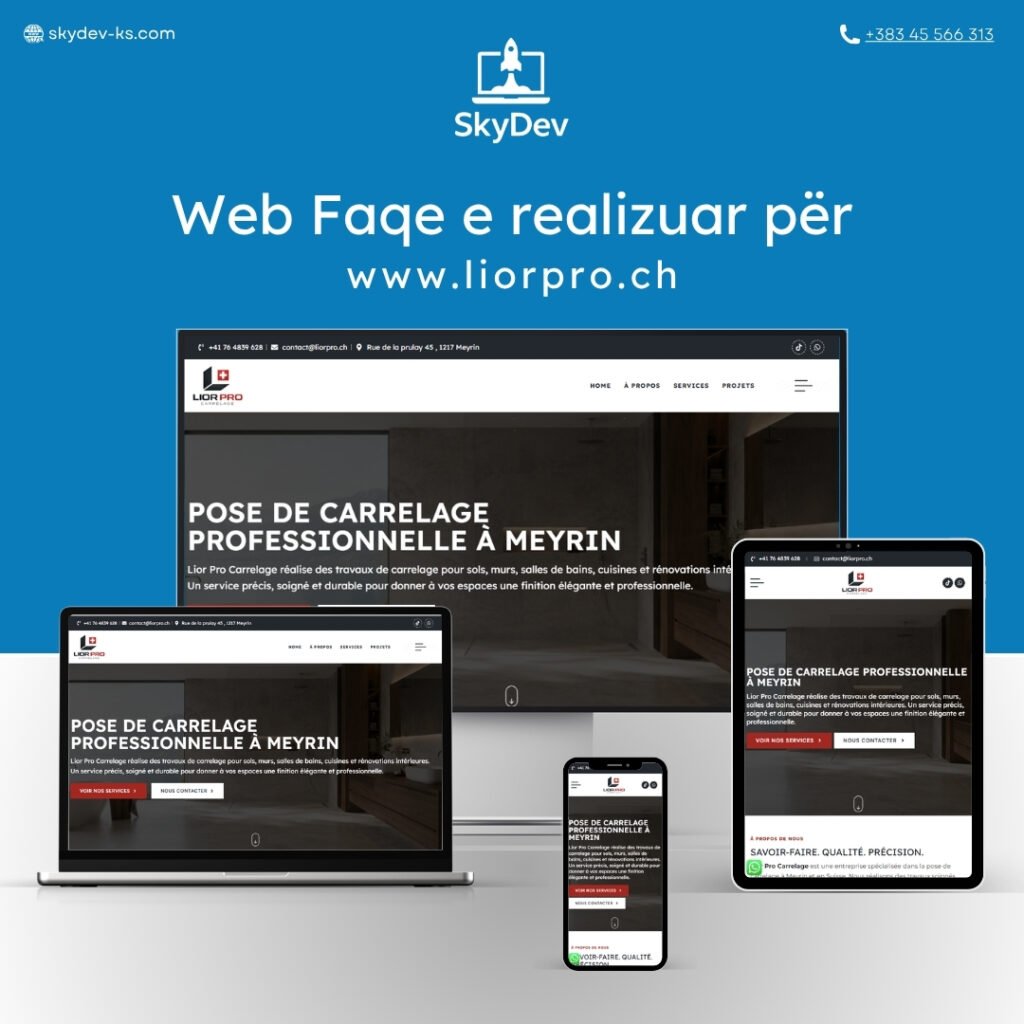 SkyDev Website Mockup lior pro